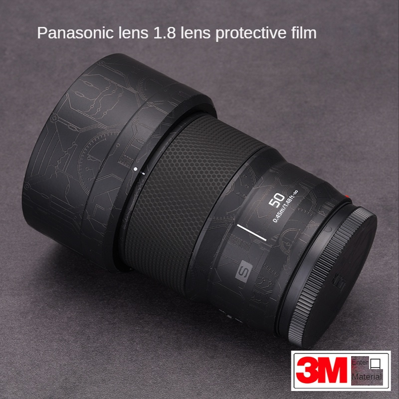 สติกเกอร์ฟิล์มหนัง ลายพราง ป้องกันเลนส์กล้อง สําหรับ Panasonic LUMIX S 50F1.8 50 f1.8 3M