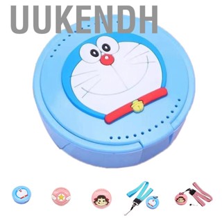 Uukendh Retainer Case Travel Portable Cartoon Cute Mouth Guard  Aligner Container for Men Women