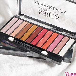 Hllr Helen Beauty Summer Fresh 12 สีอายแชโดว์สี Earth Color Multicolor Pearlescent Girl Beginner yuee