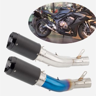 ท่อไอเสียรถจักรยานยนต์ CNC CB650F 76 มม. CB650R CBR650R 2019-2021