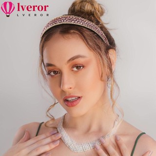 Lveror ที่คาดผม ประดับเพชรคริสตัล กลิตเตอร์ 10 สี แฟชั่น สําหรับของขวัญวันเกิด วันหยุด