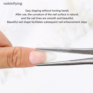 Nf แหนบสเตนเลส สําหรับตกแต่งเล็บเจล UV nobleflying