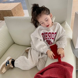 PRETTY BABY🧸พร้อมส่ง🧸ชุดเซ็ทเด็ก เสื้อเเขนยาวเด็ก กางเกงขายาว(915)