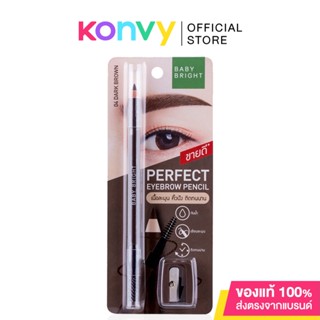 Baby Bright Perfect Eyebrow Pencil 1.2g [Y2022] ดินสอไม้เขียนคิ้วชนิดเหลา.