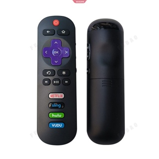 Rc280 ขายดี รีโมตคอนโทรล พร้อมปุ่มแอป Hulu Vudu Netflix Sling สําหรับ TCL ROKU Smart TVs 28S305 32S305 40S305 43S305 [ZXL]