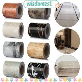 Wisdomest สติกเกอร์วอลเปเปอร์ PVC มีกาวในตัว กันน้ํา สําหรับติดตกแต่งผนังบ้าน