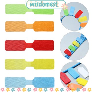 Wisdomest อุปกรณ์จัดเก็บสายเคเบิ้ล สายไฟ ไนล่อน หลากสี 5 ชิ้น