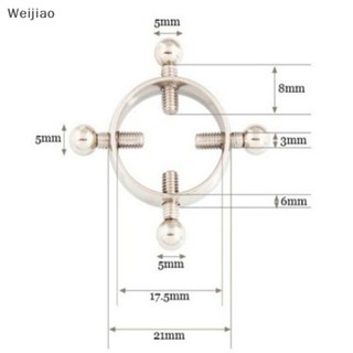 Weijiao% สกรูหัวนม ทรงกลม ปรับได้ สําหรับเครื่องประดับ 1 ชิ้น