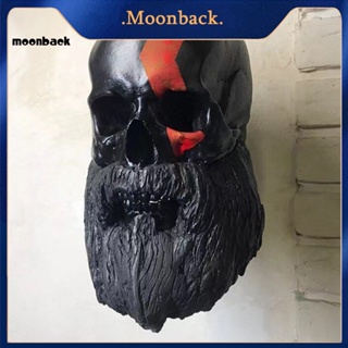 &lt;moonback&gt; ชั้นวางหมวกกันน็อค แบบติดผนัง ลายกะโหลก สไตล์ฮาโลวีน สําหรับตกแต่งปาร์ตี้ฮาโลวีน