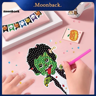 &lt;moonback&gt; สติกเกอร์เพชร พลอยเทียม รูปฮาโลวีน Diy สําหรับเด็ก ผู้ใหญ่