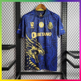 เสื้อกีฬาแขนสั้น ลายทีมชาติฟุตบอล Porto 2022-2023 futebol Special Edition