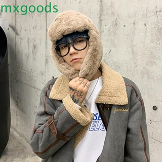 Mxgoods ที่ปิดหูกันหนาว กันลม ผ้ากํามะหยี่ขนนิ่ม แบบหนา สไตล์รัสเซีย ฤดูหนาว อบอุ่น สําหรับผู้ชาย และผู้หญิง