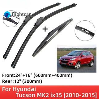 Flightcar ใบปัดน้ําฝน ด้านหน้า และด้านหลัง อุปกรณ์เสริม สําหรับ Hyundai Tucson MK2 ix35 2010-2015 2010 2011 2012 2013 2014 2015