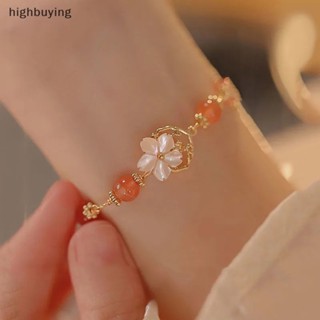 [highbuying] แฟชั่น ดีไซน์ไม่ซ้ําใคร หรูหรา สวยหรู ดอกไม้ สร้อยข้อมือ วินเทจ คริสตัล ลูกปัด สําหรับผู้หญิง เครื่องประดับ ปาร์ตี้ พรีเมี่ยม ของขวัญ สินค้าใหม่