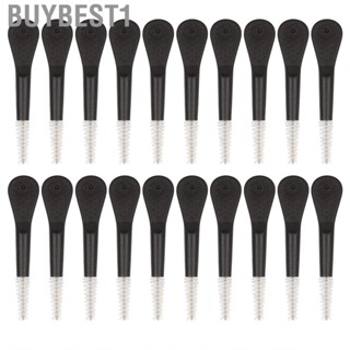 Buybest1 Aid Vent Tube Brush Ergonomic Flexible Safe Black Handle Nylon Hair for Elderly Travel