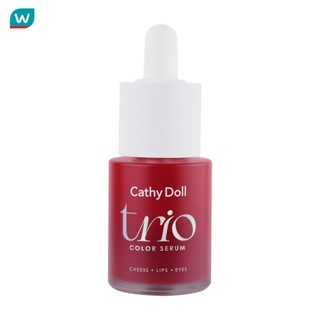 Cathy Doll เคที่ดอลล์ ทรีโอ คัลเลอร์ เซรั่ม บลัช 15ml 01 เฮล…