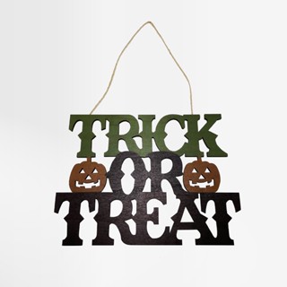 ป้ายฮาโลวีน Trick or Treat ของตกแต่ง Halloween