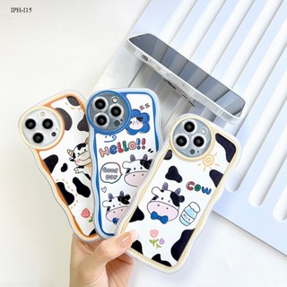 เคสโทรศัพท์มือถือ ลายการ์ตูนวัวน่ารัก สําหรับ Iphone 15 Plus Pro Max T2