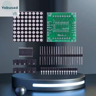 [Yobusad.th] Max7219 ชุดโมดูลควบคุมไฟ LED SPI QSPI MICROWIRE MCU สําหรับ Arduino