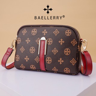 Baellerry ใหม่ กระเป๋าหนังสะพายไหล่ สะพายข้าง ใบเล็ก มีซิปคู่ สไตล์ยุโรป และสหรัฐอเมริกา สําหรับผู้หญิง 2023