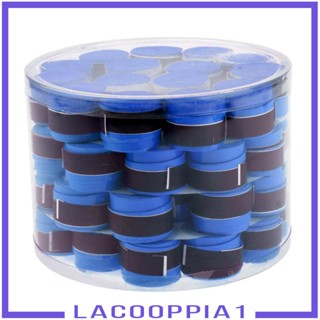 [Lacooppia1] เทปพันด้ามจับไม้เทนนิส แบดมินตัน สีฟ้า 60 ชิ้น