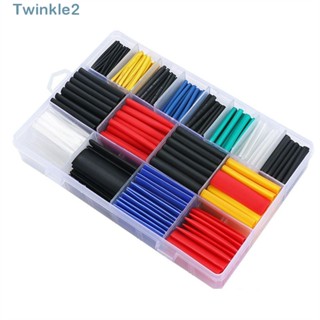 Twinkle ท่อหดความร้อน 11 ขนาด 2:1 6 สี 580 ชิ้น