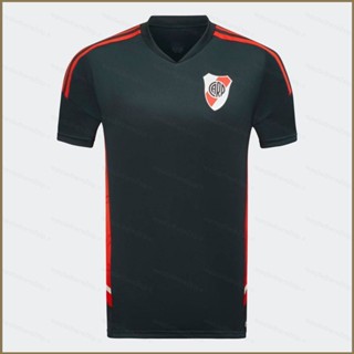 Qy 2023-2024 เสื้อยืดลําลอง แขนสั้น คอกลม พิมพ์ลาย River Plate Jersey พลัสไซซ์ ให้ความอบอุ่น เหมาะกับการเล่นกีฬา