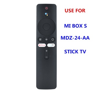 ใหม่ XMRM-006 กล่องทีวีบลูทูธ ควบคุมด้วยเสียง สําหรับ Xiaomi MI Box S MDZ-22-AB MI TV Stick MDZ-24-AA Android