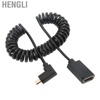 Hengli 1.8m Coiled Cable Micro HD Multimedia Interface Female  LJJ