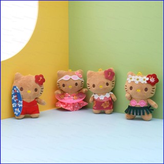 SANRIO Yt1 จี้ตุ๊กตา Hello Kitty สีน้ําตาล เหมาะกับฤดูร้อน สําหรับเด็ก TY1