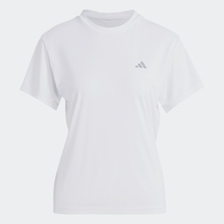 adidas วิ่ง เสื้อยืด Run It ผู้หญิง สีขาว HZ0112