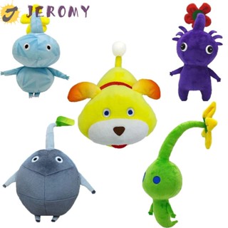 Jeromy ตุ๊กตาฟิกเกอร์ ยัดนุ่น รูปสุนัข ดอกไม้ ใบตูม Pikmins น่ารัก ของขวัญคริสต์มาส