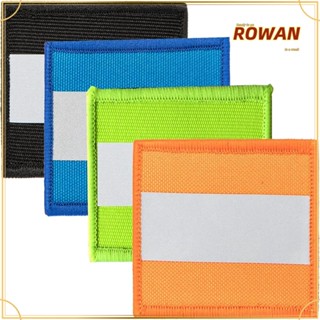 Rowans สติกเกอร์ผ้าโพลีเอสเตอร์ สะท้อนแสง สําหรับตกแต่งบ้าน งานฝีมือ เดินป่า