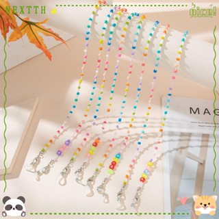 Nextth สายโซ่คล้องคอ กันลื่น หลากสี สําหรับคล้องแว่นตาอ่านหนังสือ