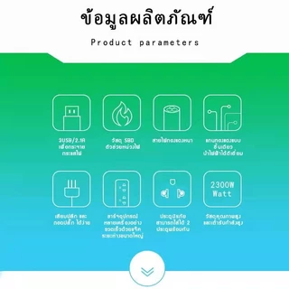 Panasi ปลั๊กไฟUSB 3ช่อง USB สาย 3เมตร สามตา ปลั๊กพ่วง 3ตา มาตรฐาน มอก. 10A 2300W power socket พร้อมสวิตช์ปิด-เปิด