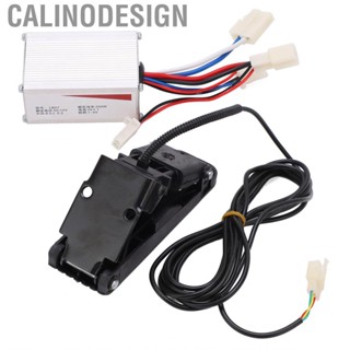 Calinodesign Electric Bike 12V 250W Brushed Speed Controller Throttle Accelerator Foot Pedal Set Tricycles Accessories