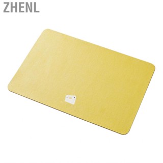 Zhenl PU Leather Pet Bowl Placemat  Oilproof Mat  Dog Chicken