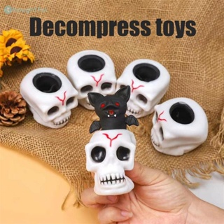 ของเล่น Decompression Skull บีบถ้วยบีบ Joy บีบถ้วย Decompression และ Trickaging Evil ฮาโลวีนเด็กของขวัญ TH