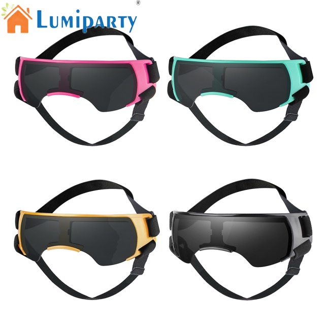 Lumiparty แว่นตากันแดด ป้องกันรังสียูวี กันลม กรอบนิ่ม สําหรับสัตว์เลี้ยง สุนัขขนาดเล็ก