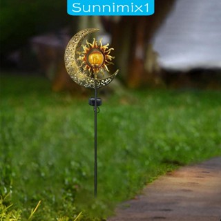 [Sunnimix1] โคมไฟ อเนกประสงค์ แบบพกพา สําหรับตกแต่งสวน ทางเดิน สนามหญ้า