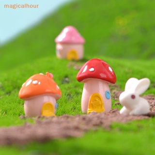 Magicalhour^^ ตุ๊กตาเห็ดน่ารัก ขนาดเล็ก สําหรับตกแต่งบ้านตุ๊กตา 1 ชิ้น