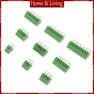 Aotoo บล็อกขั้วต่อสกรู PCB 2Pin-10Pin พิทช์ 54 มม. 2 10 ชิ้น