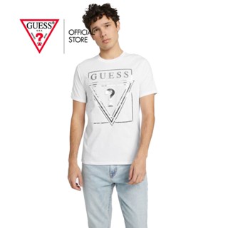 GUESS เสื้อยืดผู้ชาย รุ่น XBBI10KAK91 สีขาว