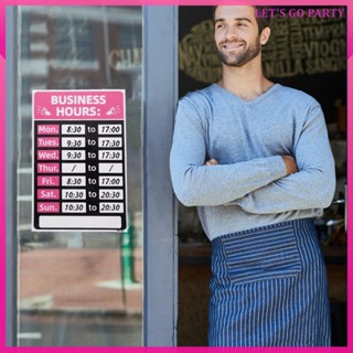 ป้ายชั่วโมง ลบได้ สไตล์นักธุรกิจ สําหรับร้านค้ากลางแจ้ง