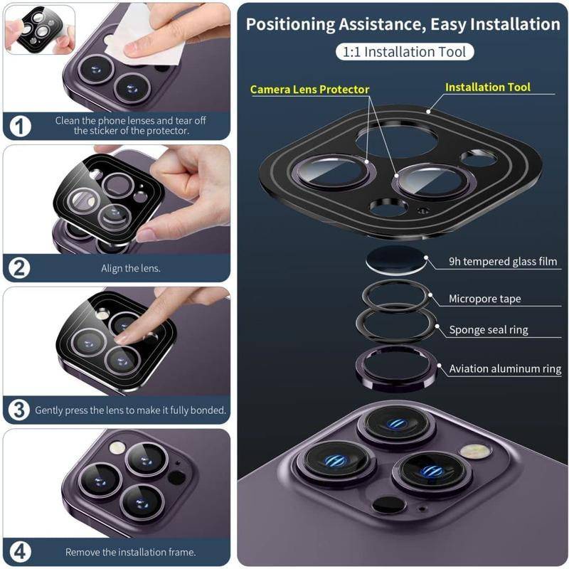 Ipad Mini7 Mini6 9Dคลุมทั้งหมดโลหะอลูมิเนียมเลนส์กล้องฟิล์มกระจกนิรภัยสําหรับiPad Mini 7 2024 6 8.3 นิ้วAnti Scratch Anti-Fingerprintsแท็บเล็ตเลนส์กันชนProtector - รูปที่ 3