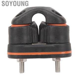 Soyoung Cam Clamp Cable Guide  Strong Breaking Load Fast Entry Quick Release Ball Bearing Rope Cleat for Canoe