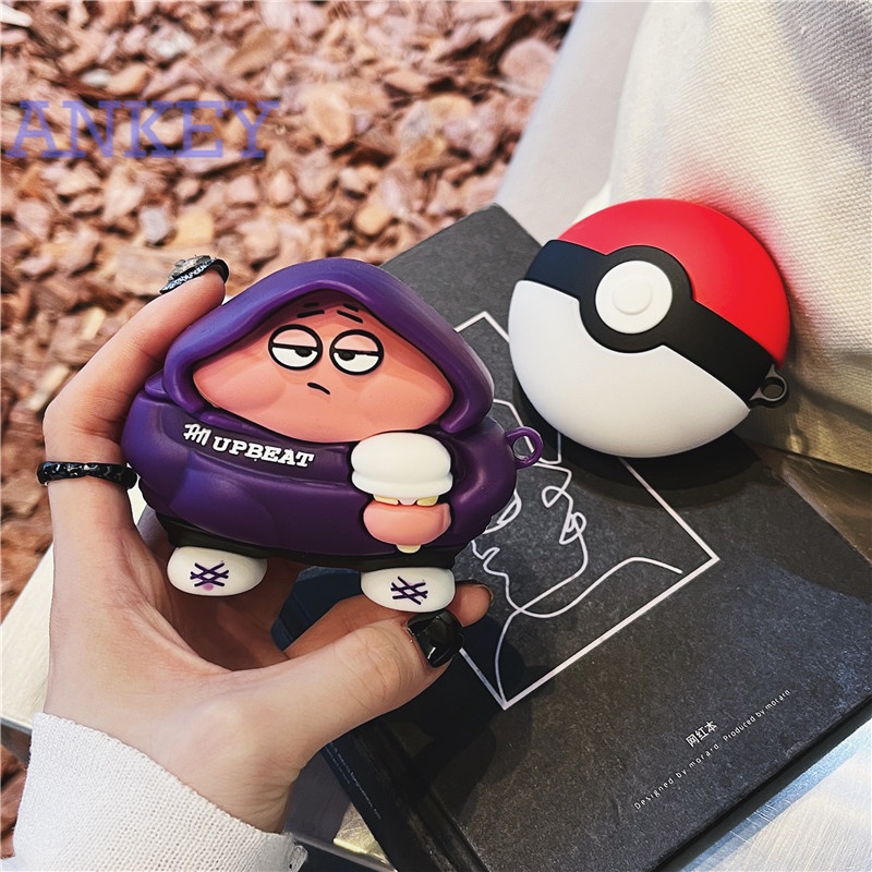 เคสหูฟังบลูทูธ ซิลิโคน ลายการ์ตูนน่ารัก แบบพกพา สําหรับ Jabra Elite 4 Active Elite 5 4 3 2 ELITE3 EL