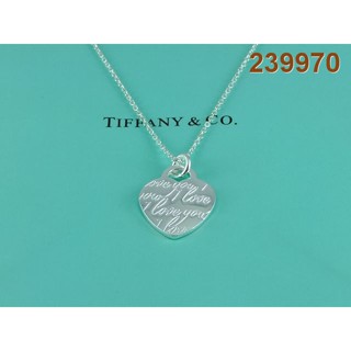 Tiffany&amp;co สร้อยคอเงิน 925 หรูหรา โรแมนติก ของขวัญวันวาเลนไทน์ แฟชั่น สําหรับแฟนสาว