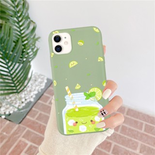 Watermelon lemon ADE Fresh Day Case Casing for IPhone 11 12 13 14 15 Pro Promax 7 8 Plus X XS XR XSMAX Phone Case for Apple 11Pro 12Pro 13Pro 14Pro 14Plus QMM