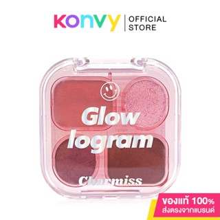 Charmiss Glowlogram Eyeshadow Palette 4g ชาร์มิสส์ สัมผัสใหม่ของอายแชโดว์รูปแบบเนื้อโมจิเจ้าแรกในไทย.